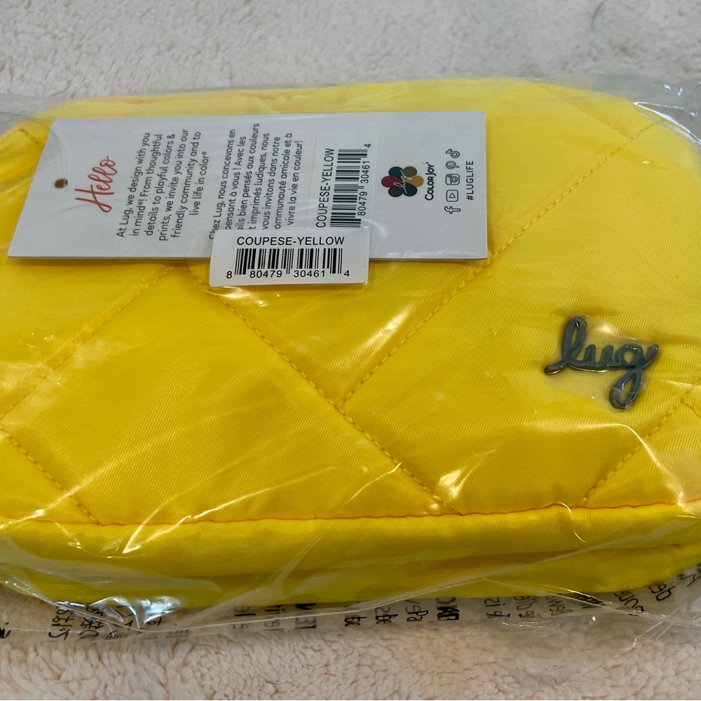 NWT LUG Coupe yellow